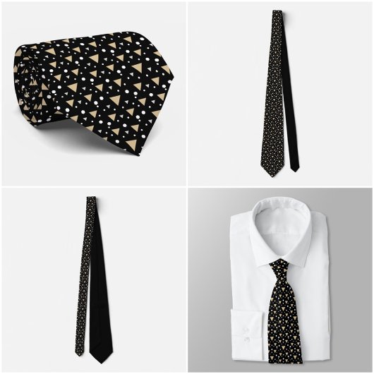 Cravate Midnight Geometry Luxe Tie