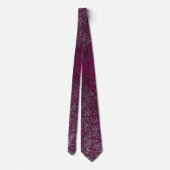 Cravate Midnight Magenta Rusted metal Texture Abstract (Dos)