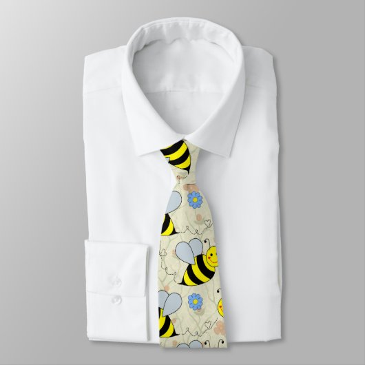 Cravate Mignon gaffez les abeilles (Attaché)