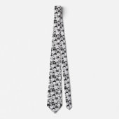 Cravate Mignon motif doodle d'animaux Kawaii (2) (Devant)