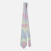 Cravate mignon pastel coloré d'été brushstrokies motif (Devant)