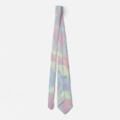 Cravate mignon pastel coloré d'été brushstrokies motif (Dos)
