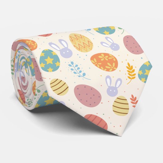 Cravate mignonne de Pâques (Roulé)