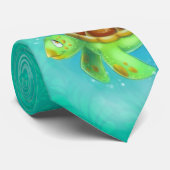 Cravate mignonne de tortue de bande dessinée (Roulé)