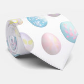 Cravate Mignonne lapin de Pâques 01 (Roulé)