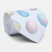 Cravate Mignonne lapin de Pâques 01 (Roulé)