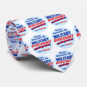 Cravate MILITAIRE de vétéran de REMISE (Roulé)