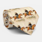 Cravate Militaire vintage, officier de cavalerie par Remin (Roulé)