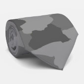 Cravate Military Gray Camo (Roulé)