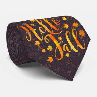 Cravate Milo Bonjour automne laisse sombre