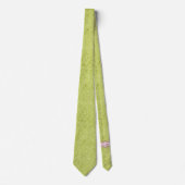 Cravate Milo Dale Green Stripped Necktie Homme (Devant)