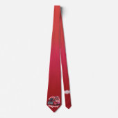 Cravate Milo Dale Je T'Ai Creusé Bulldozer Red Necktie (Devant)