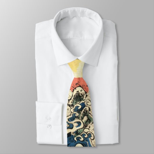 Cravate Minamoto samouraï Yorimitsu b 1804 (Attaché)