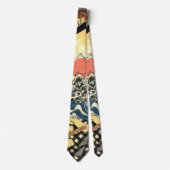 Cravate Minamoto samouraï Yorimitsu b 1804 (Devant)