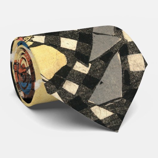 Cravate Minamoto samouraï Yorimitsu b 1804 (Roulé)