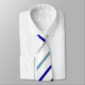 Cravate Mince-Rayée diagonale de cowboy (Attaché)