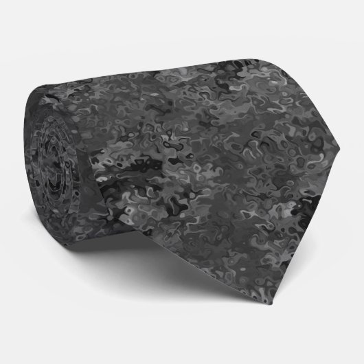 CRAVATE MINGLE NOIR (Roulé)