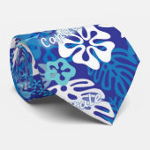 Cravate Mini design Capitale Hawaii (Roulé)
