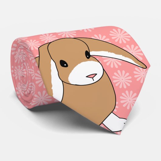 Cravate Mini lapin de Lop (Roulé)