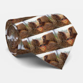 Cravate Miniature Donkey & Horse Valentine Heart (Roulé)