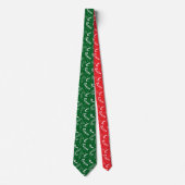 Cravate Minimal Classic Festive Sucres de canne verts (Devant)