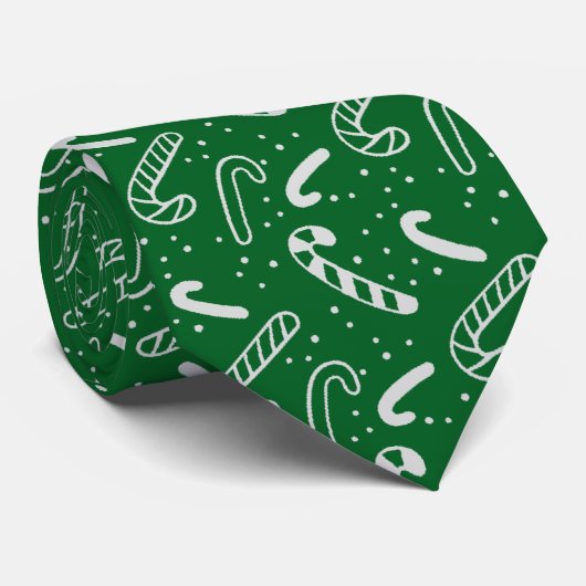 Cravate Minimal Classic Festive Sucres de canne verts (Roulé)