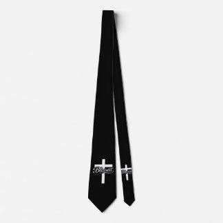Cravate Minimalist Blessed Cross Christian Faith Design