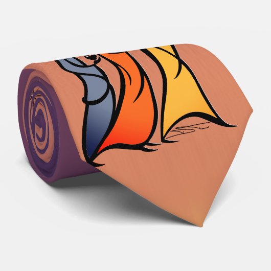 Cravate Minimalist Three Wise Men (Roulé)