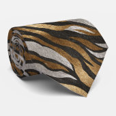 Cravate Minimalistic Fathers Day Animal Print (Roulé)