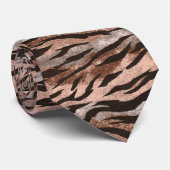 Cravate Minimalistic Gifts For Father Tiger Print (Roulé)