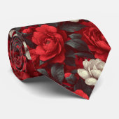 Cravate Minimalistic Gifts For Husband Gardenias Floral (Roulé)