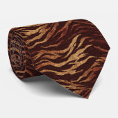 Cravate Minimalistic Mens Fashion Animal Print (Roulé)