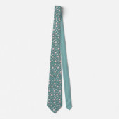 Cravate Mint Geo Hexagon & Charcoal Triangle Tie (Devant)