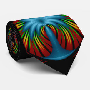 Cravate Minuit à l'Oasis art motif moderne