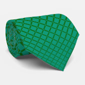 Cravate "Mirage" | Emerald Green sur Deep Green | (Roulé)