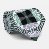 Cravate Mirage infini de verre à quatre pétales brillant M (Roulé)