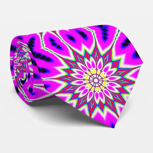 Cravate Miratée violette étoile (Roulé)