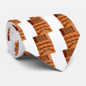 Cravate Miroir africain traditionnel : Girafe tissée (Roulé)