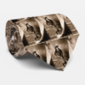 Cravate Miss Annie Oakley avec pistolet, Portrait photo Vi (Roulé)