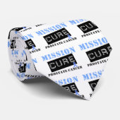 Cravate Mission Cure Cancer de la prostate (Roulé)