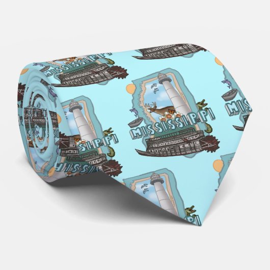 Cravate Mississippi (Roulé)