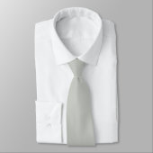 Cravate Misty Gray Green Solid Color (Attaché)