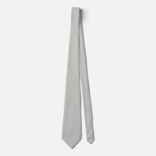 Cravate Misty Gray Green Solid Color (Devant)