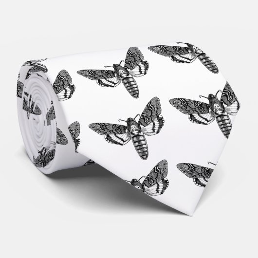 Cravate Mite de Mort-Tête (Roulé)