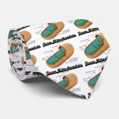 Cravate Mitochondries d'équipe (humour de mitochondrie) (Roulé)