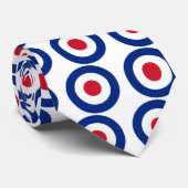 Cravate MOD Bleu rouge et blanc (Roulé)