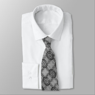 Cravate Mode atomique gris pour hommes