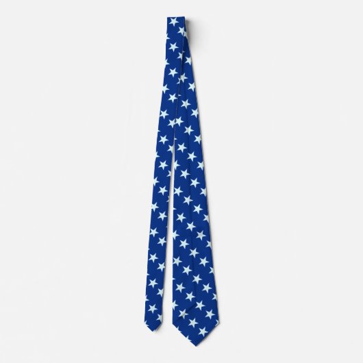 Cravate Mode bleu clair étoile Motif (Dos)