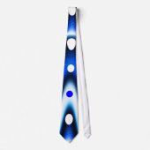 Cravate Mode bleue funky pour hommes (Devant)