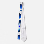 Cravate Mode bleue funky pour hommes (Dos)